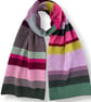 Engineered Stripe Big Scarf