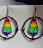 Large Rainbow Ghost Earrings  - Image 4
