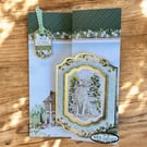 Loyal Friend Vintage Dog Card. Zig Zag Handmade Greeting Card for a Dog Lover