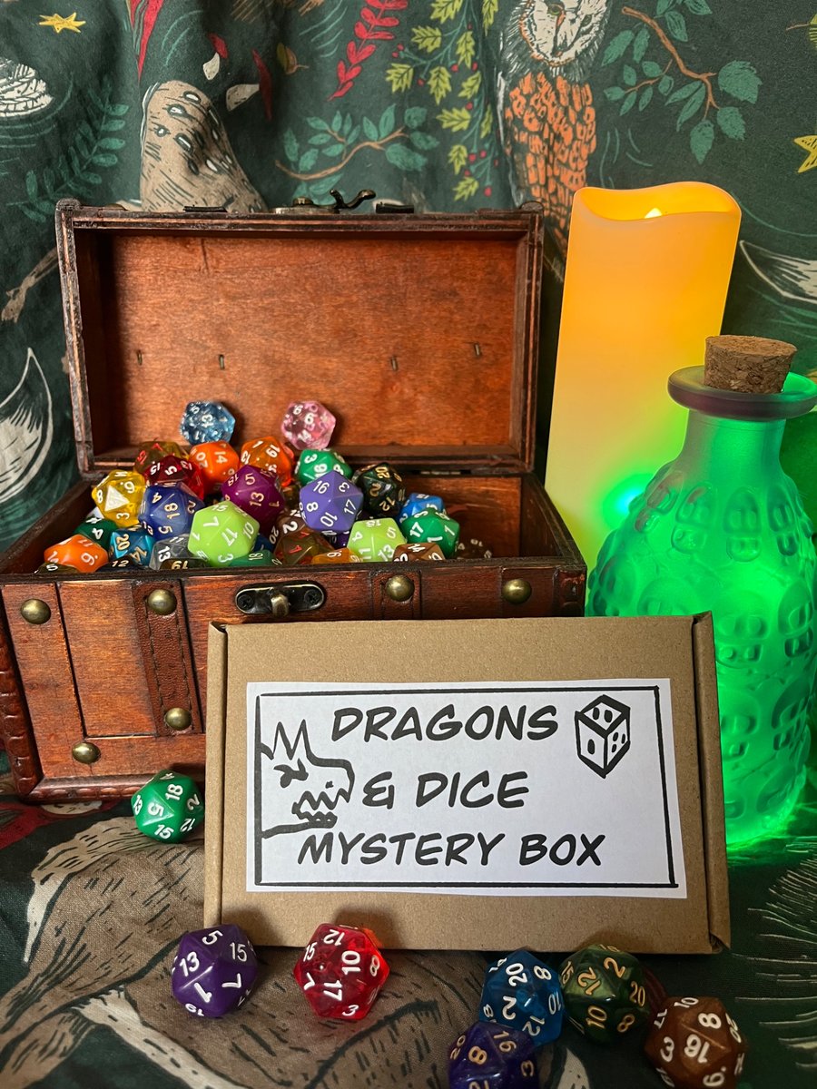 Dragon and dice mystery box