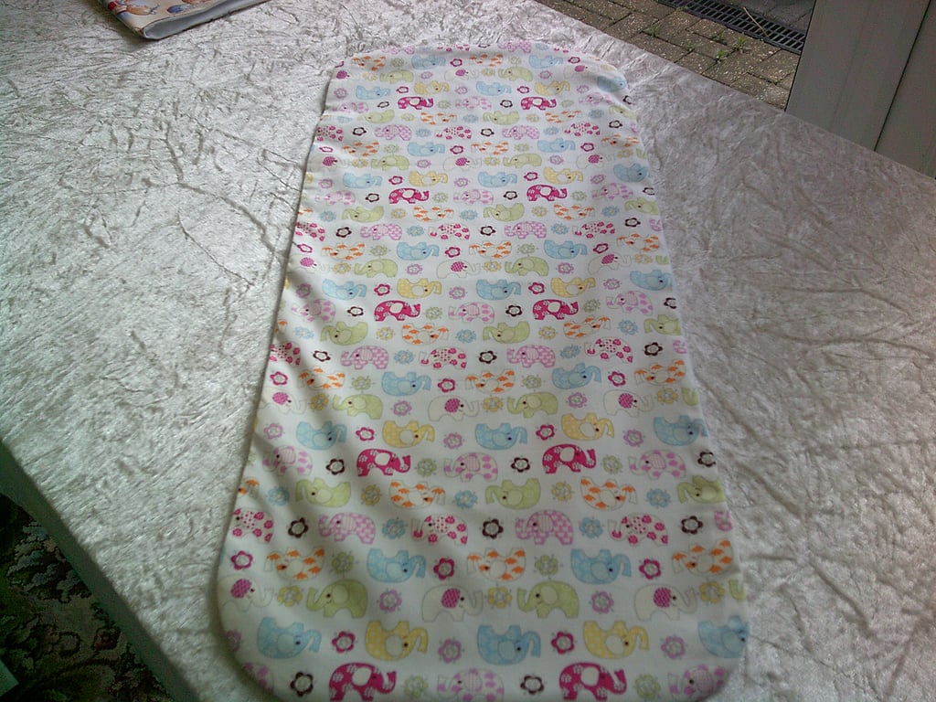 Pastel Elephants Burp Cloth