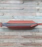 Leather Pencil Case in Natural Tan