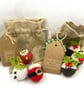 Six Tiny Crochet Festive Baubles  - Image 1