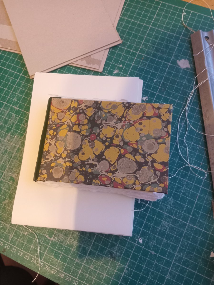 A6 pamphlet stitch cotton rag watercolour sketchbook imperfectly made