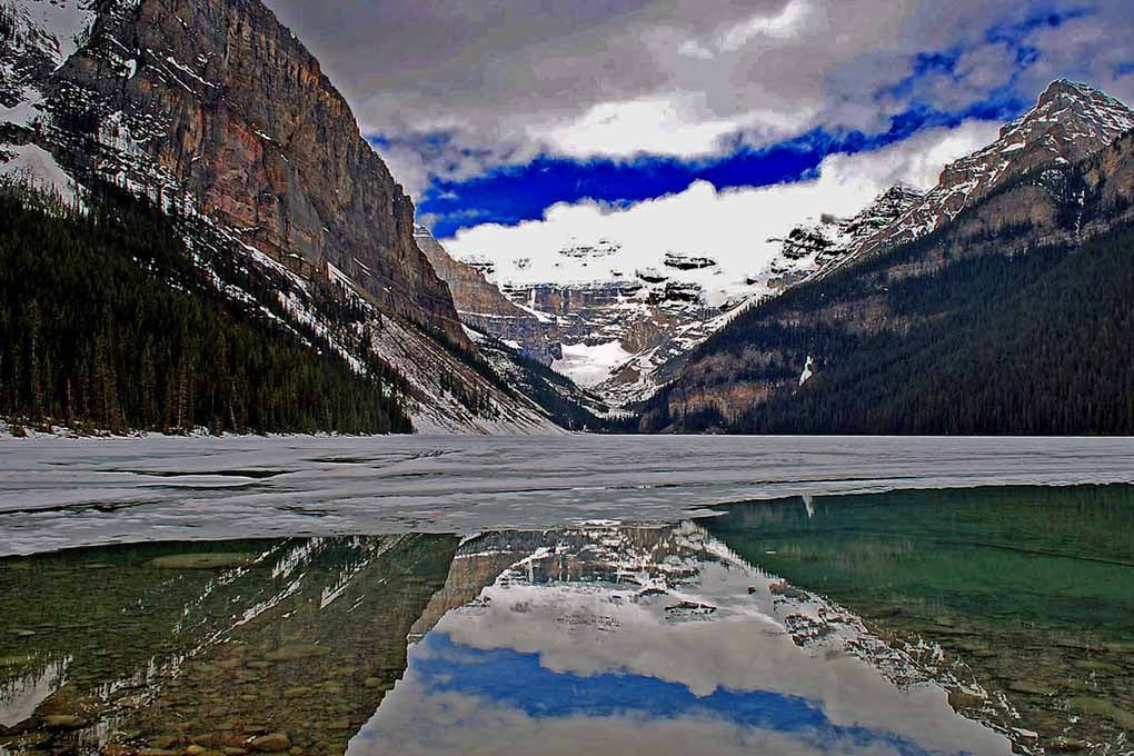 Lake Louise Victoria Glacier Banff Canada Photograph Print