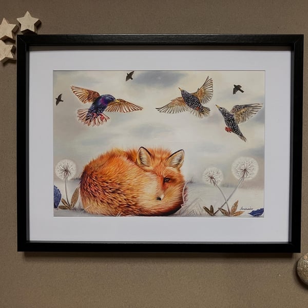 Afternoon Nap Framed Giclee Print