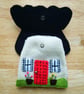 Pretty Felt Cottage Needle Case - Image 2
