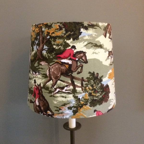 RESERVED for Old Mill DRUM lampshade 35cm w x 30 cm h
