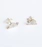 Snail Stud Earrings (Sterling Silver) - Image 3