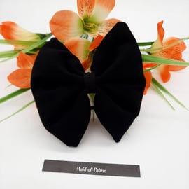 Hair bow bobble,  black mole skin effect, 3 for 2 offer. 