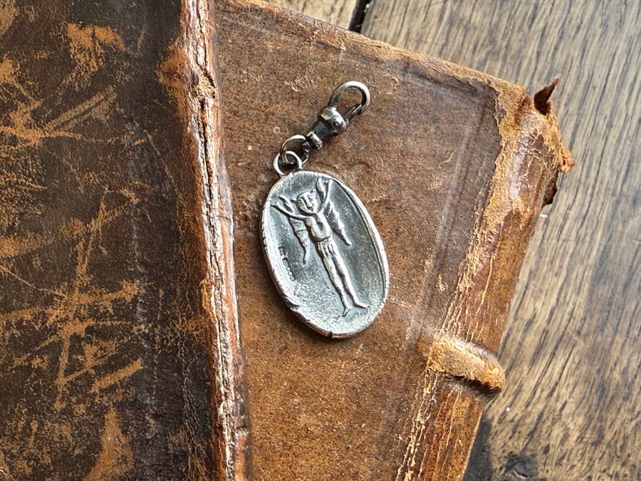 Double sided Wax Seal Imp Fairy Clip On Pendant 