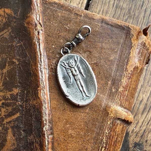 Double sided Wax Seal Imp Fairy Clip On Pendant 
