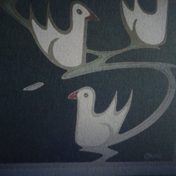 Kingston Tram 1937,  unframed ,mounted,free hook & easel, Ref 6804