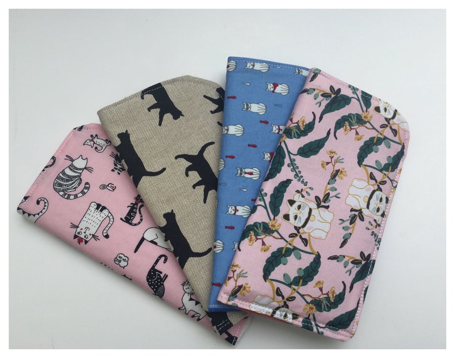 Cats fabric sunglasses holder