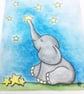 Reach for the stars 'Ellie' Elephant Card - Blank - Image 5