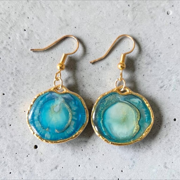 Blue lagoon Earring 