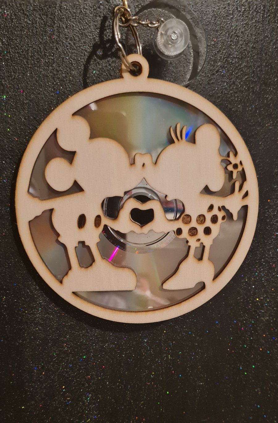 Mickey & Minnie Mouse Suncatcher 