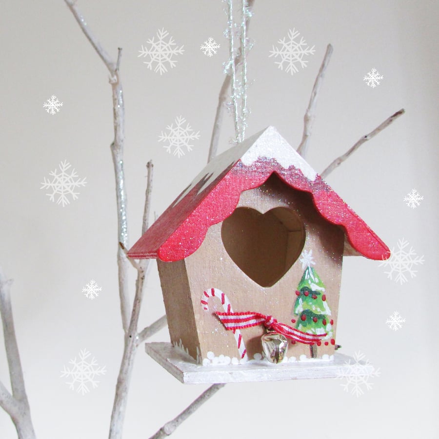 Hanging House Decoration for the Christmas Tree