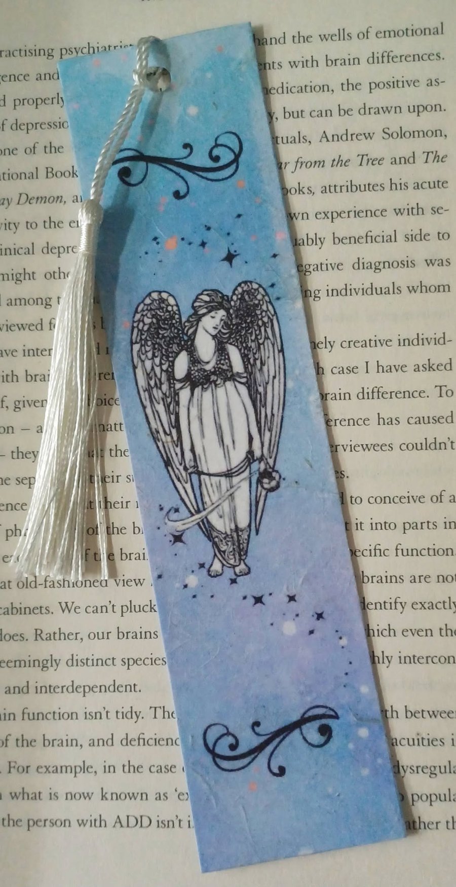 Handmade Angel Bookmark and Gift Tag