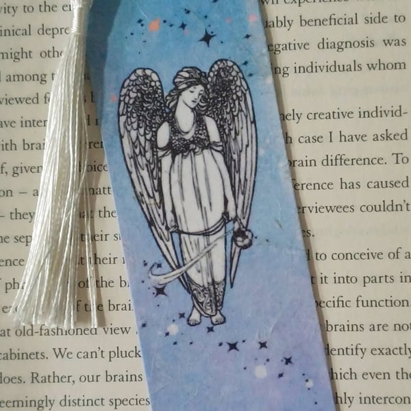 Handmade Angel Bookmark and Gift Tag