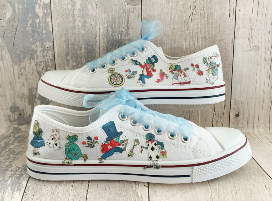 Alice in wonderland wedding shoes deals