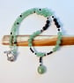 Aventurine Necklace With Spinel & Silver - Handmade Gift, August Birthday, Leo - Image 4