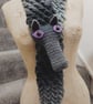 Mostly Monochrome Dragon Scarf  - Image 5