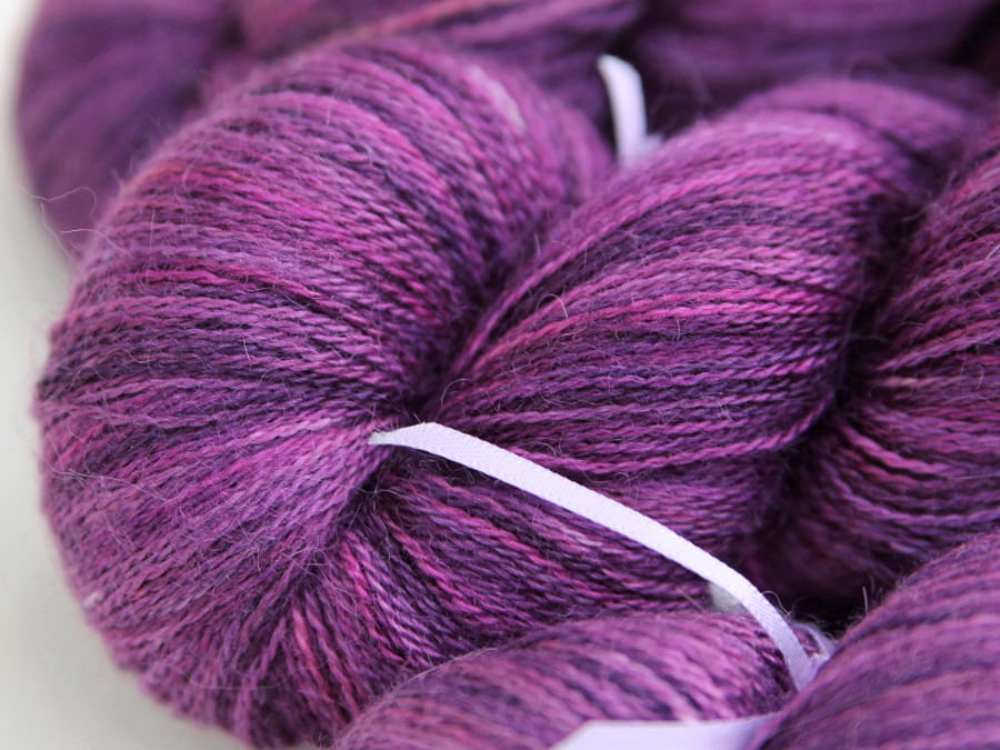 SALE - Indulge - Silky baby alpaca laceweight yarn