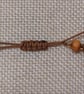 Natural Wood Beaded Choker Necklace Adjustable Boho Jewellery. Minimalist. - Image 5