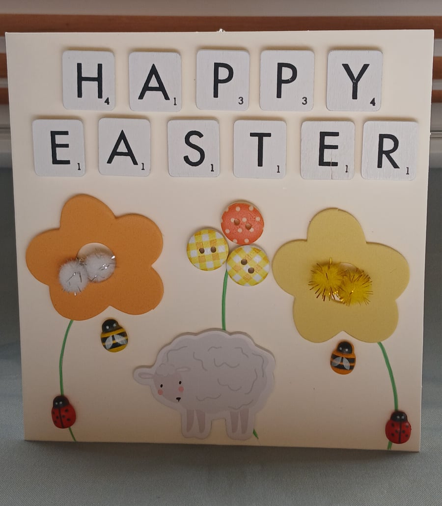 Handmade Easter card 