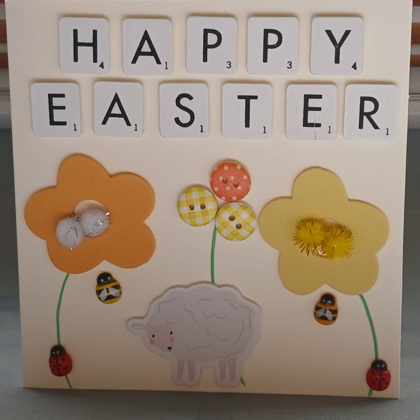 Handmade Easter card 