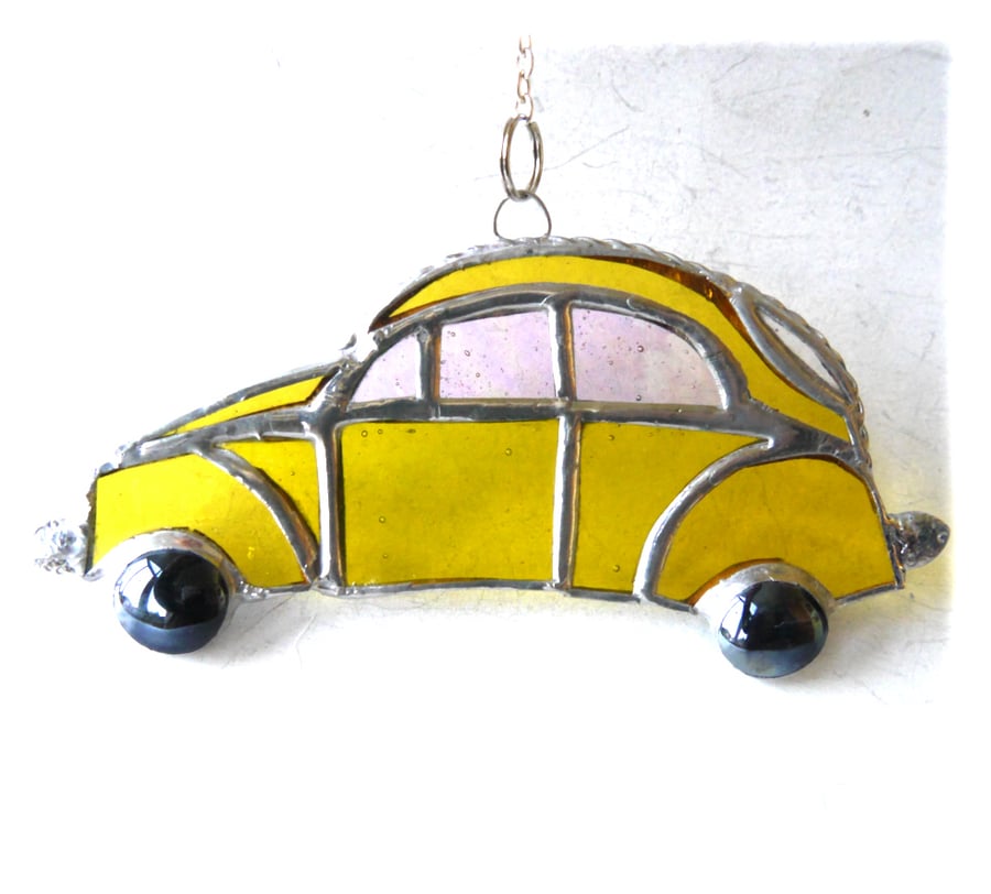 RESERVED Beetle Suncatcher Stained Glass Classi... Folksy