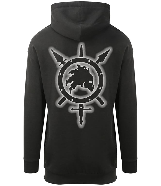 SIZE SMALL - Longline SWORDPUNK Hoodie - !!Limited Edition!!