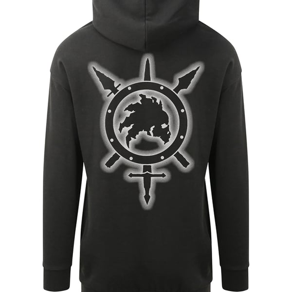 SIZE MEDIUM - Longline SWORDPUNK Hoodie - !!Limited Edition!!