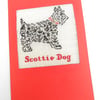 Scottie Dog Noël Petit Point Card