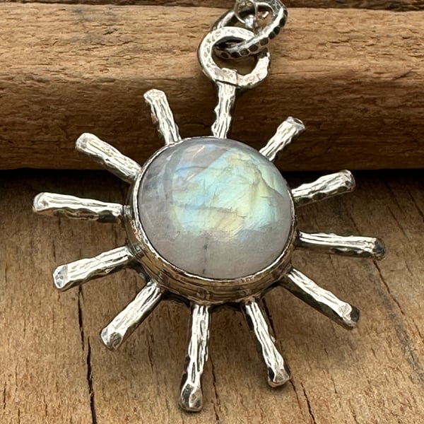 Guiding Star Pendant with Moonstone