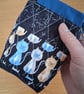 Cats quilted zipped carton pouch - Image 4