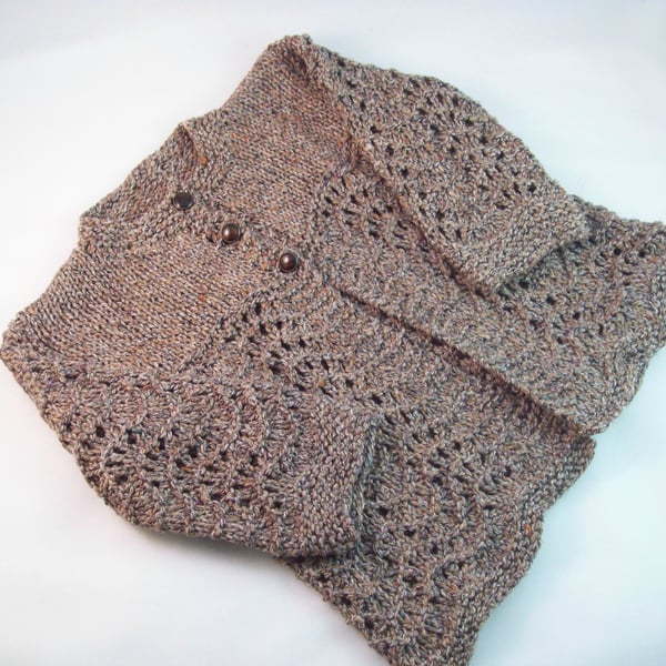 Baby Matinee Jacket - Basalt