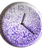 Hand Painted Customised Wall Clock Indoor 25 cm Silent Quartz Clock Gift Idea - Image 3