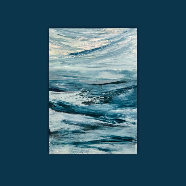 Perfectly Imperfect Original Seascape Painting - Sample 42