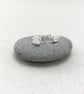 Sterling Silver Pebble Stud Earrings - Image 2
