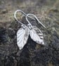 Wee Beech Leaf earrings 