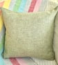 Tweed Scatter Cushion with Pad, Sage 46x46cm