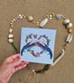 'Common Lobsters & Seaweed heart', Valentine's day, Love, Wedding, Anniversary - Image 1