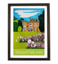 Nonsuch Park Surrey travel poster print by Susie West