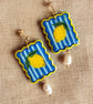 Amalfi Lemon Pearl Earrings - LIMITED EDITION