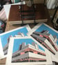 National Theatre Linocut - Image 2