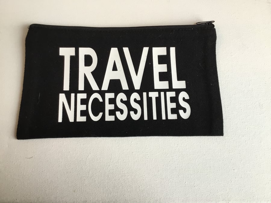 Travel necessities bag