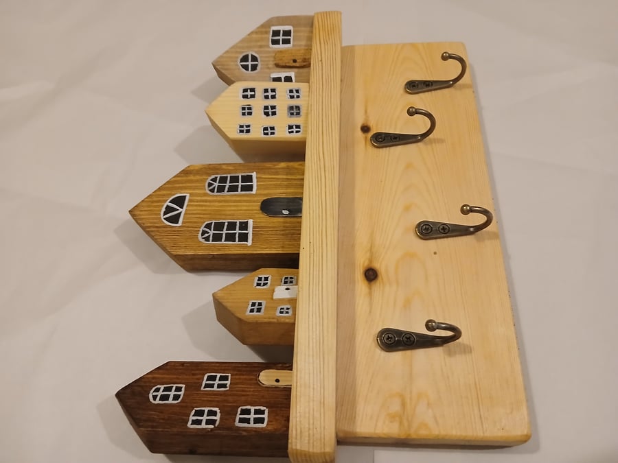 Wooden Key Rack 