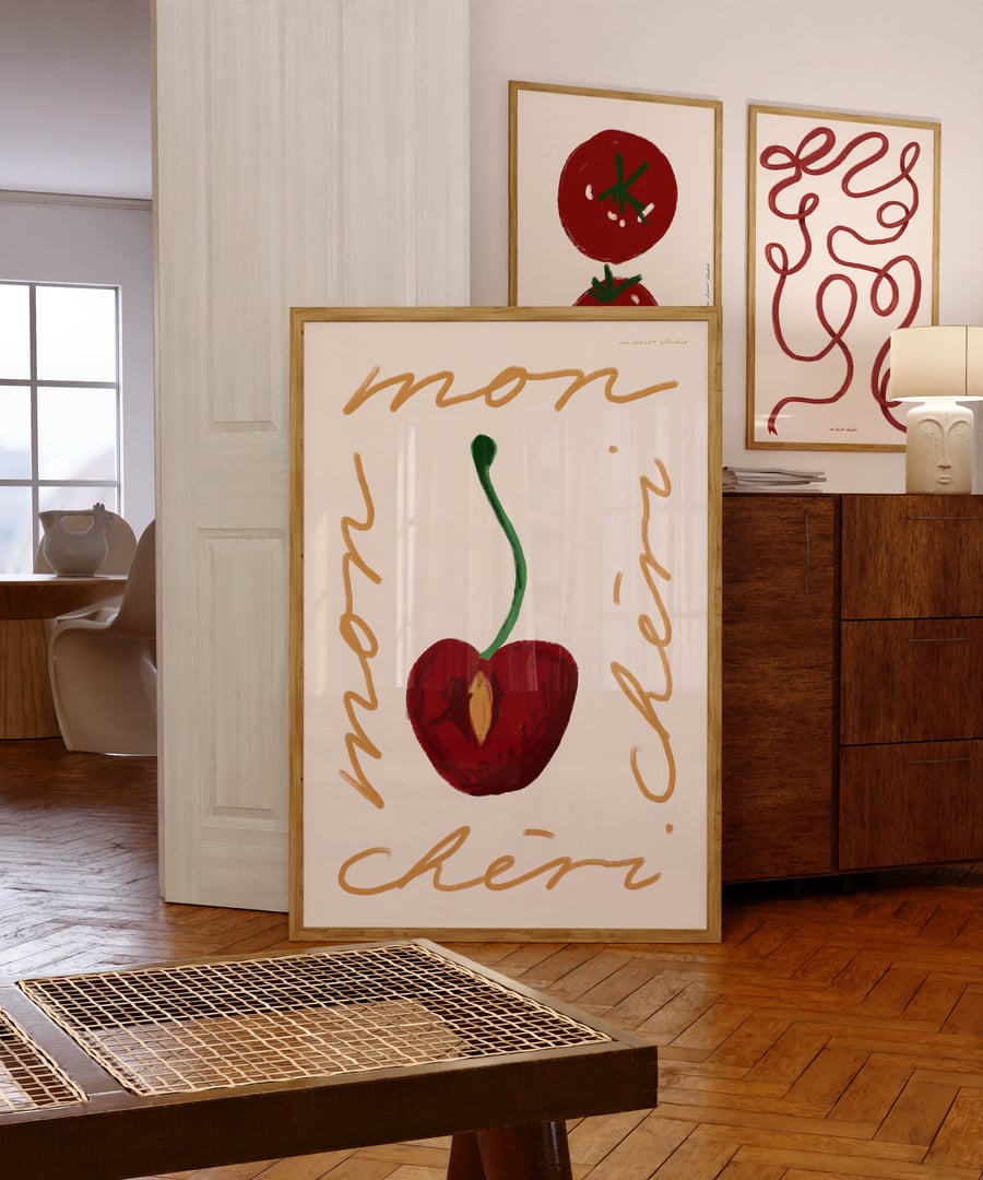 Mon Cheri Art Print Poster